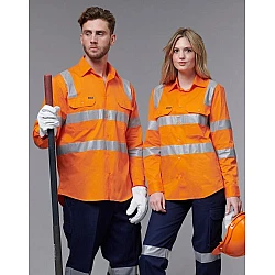 Unisex Vic Rail Lightweight Safety Shirt SW55 Unisex Vic Rail Lightweight Safety Shirt SW55