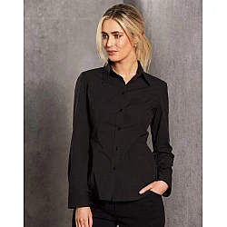 Women's Cotton/Poly Stretch Long Sleeve Shirt M8020l