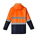 Mens Hi Vis Basic 4 In 1 Waterproof Jacket - Zj220