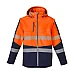 Unisex 2 In 1 Stretch Softshell Taped Jacket Zj453