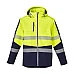 Unisex 2 In 1 Stretch Softshell Taped Jacket Zj453