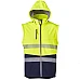 Unisex 2 In 1 Stretch Softshell Taped Jacket Zj453