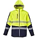 Unisex 2 In 1 Stretch Softshell Taped Jacket Zj453
