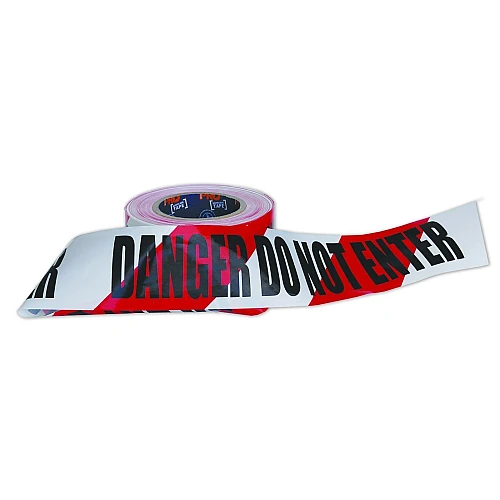 Barricade Tape Danger Do Not Enter Red & White