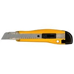 Diplomat Large No Snap Blade Cutter 18mm Metal Insert Auto Lock Diplomat Large No Snap Blade Cutter 18mm Metal Insert Auto Lock