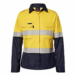 Ladies Hrc2 Openfront Shirt - Long Sleeves 