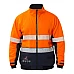 Fr Hi Vis Segmented Reflective Fleece