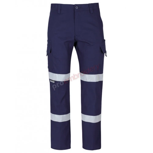 Multi Pocket Stretch Canvas Pant With (Day & Night) Tape Multi Pocket Stretch Canvas Pant With (Day & Night) Tape