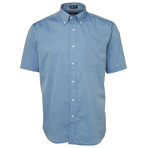 Poly Cotton Short Sleeve Button Shirt Poly Cotton Short Sleeve Button Shirt