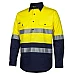 Hi Vis Long Sleeve Day & Night 190g Close Front Shirt