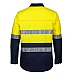 Hi Vis Long Sleeve Day & Night 190g Close Front Shirt