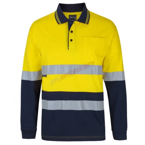 Hi Vis (Day & Night) Long Sleeves Cotton Polo Hi Vis (Day & Night) Long Sleeves Cotton Polo