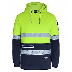 JB's Wear Hi-Vis 450g Pull-Over Hoodie - Day/Night