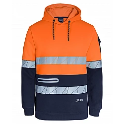 JB's Wear Hi-Vis 450g Pull-Over Hoodie - Day/Night