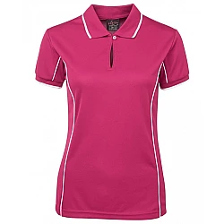 Ladies Polo Shirt With Piping