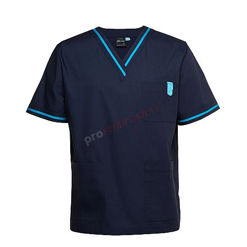 Unisex Contrast Scrub Top Unisex Contrast Scrub Top