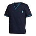 Unisex Contrast Scrub Top