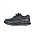 Microfibre Lace Up Steel Toe Shoe Black