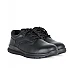 Microfibre Lace Up Steel Toe Shoe Black