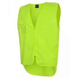 Hi Vis Zip Drop Tail Safety Vest