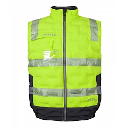 JB's Wear Hi-Vis Graphene Puffer Vest - Day/Night