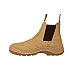 Elastic Sided Leather Safety Boot