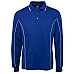 Long Sleeve Polo Shirt With Piping
