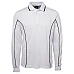 Long Sleeve Polo Shirt With Piping