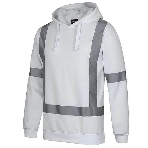 Fleece Hoodie With Reflective Tape Fleece Hoodie With Reflective Tape