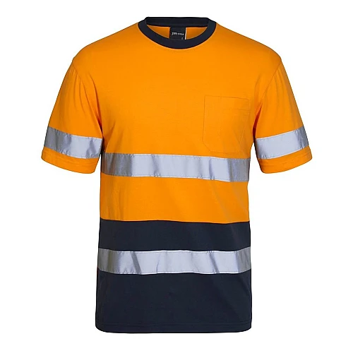 Hi Vis Cotton Shirt With Reflective Tape