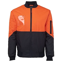 Hi Vis Flying Bomber Style Jacket Hi Vis Flying Bomber Style Jacket
