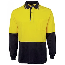 Hi Vis S/S Cotton Polo Long Sleeves Hi Vis S/S Cotton Polo Long Sleeves