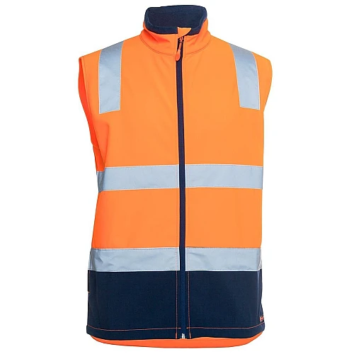 Hi Vis Soft Shell Vest With Railway Reflective Tape Hi Vis Soft Shell Vest With Railway Reflective Tape