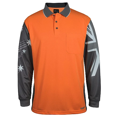 Hi Vis Southern Cross Long Sleeve Polo Hi Vis Southern Cross Long Sleeve Polo