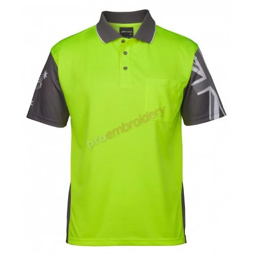 Hi Vis Southern Cross Short Sleeve Polo 