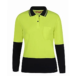 Ladies Hi Vis L/S Comfort Polo