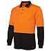 Hi Vis Long Sleeve Traditional Polo