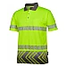 Hi Vis S/S Arrow Sub Polo With Segmented Tape