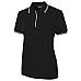 Ladies Polo Shirt With Pin Stripe