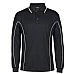 Long Sleeve Polo Shirt With Piping