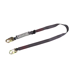 Maxisafe Heavy Duty 2m Web Shock Absorbing Lanyard - 140kg rated ZABM-T3H Maxisafe Heavy Duty 2m Web Shock Absorbing Lanyard - 140kg rated ZABM-T3H