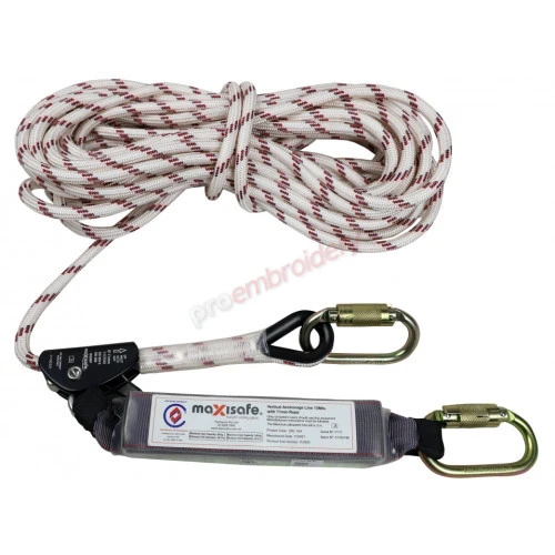 Maxisafe 15m Rope Line With Adjuster & Shock Absorber ZRL-15 Maxisafe 15m Rope Line With Adjuster & Shock Absorber ZRL-15