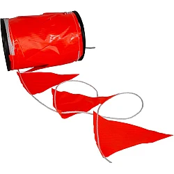 Maxisafe Orange Bunting Flag Line on Reel 100M Maxisafe Orange Bunting Flag Line on Reel 100M