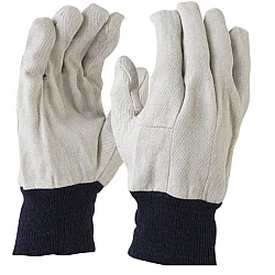 Maxisafe Cotton Drill Blue Cuff Men's Glove GCD101 Maxisafe Cotton Drill Blue Cuff Men's Glove GCD101