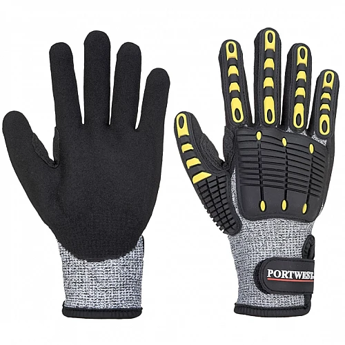 Anti Impact Cut Resistant Glove Grey/Black Anti Impact Cut Resistant Glove Grey/Black