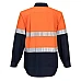 Hi Vis Two Tone Regular Weight Long Sleeve Shirt With Tape