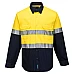 Hi Vis Two Tone Regular Weight Long Sleeve Shirt With Tape