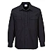Utility Stretch Long Sleeve Shirt Black - Ms106