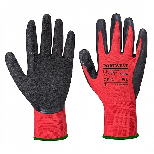 Flex Grip Crinkle Latex Glove - A174 Flex Grip Crinkle Latex Glove - A174