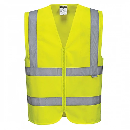 Hi Vis Zipped Band & Brace Vest - C375 Hi Vis Zipped Band & Brace Vest - C375